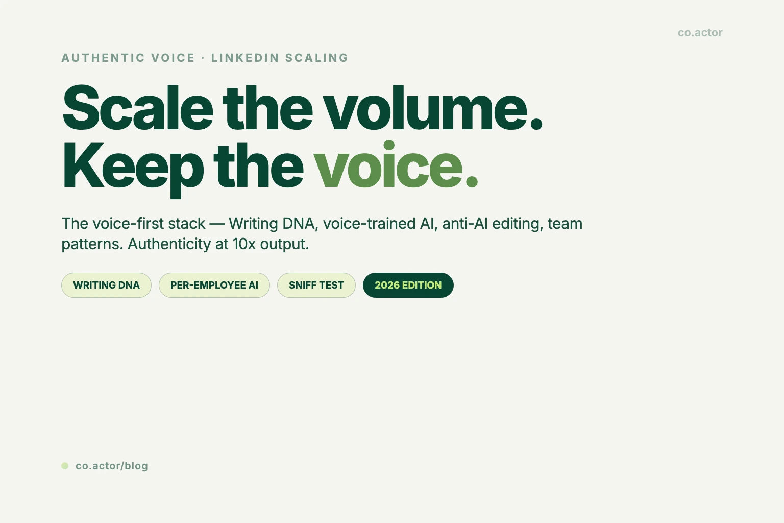 How to Maintain Authentic Voice While Scaling LinkedIn Engagement