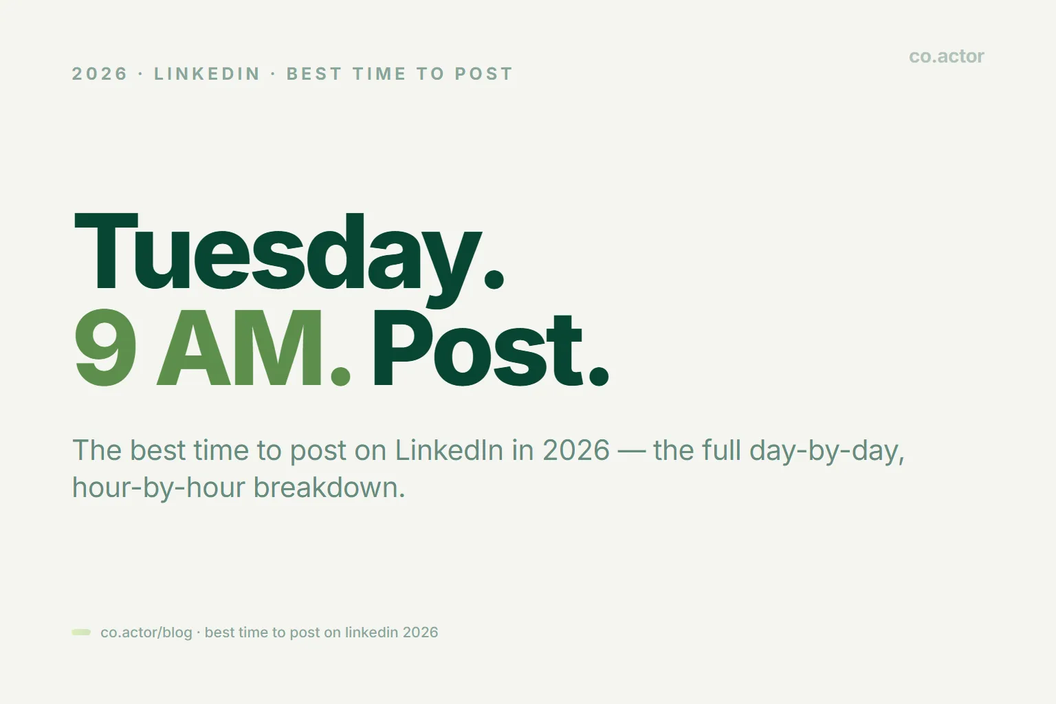 Best Time to Post on LinkedIn in 2026: Day & Hour Data