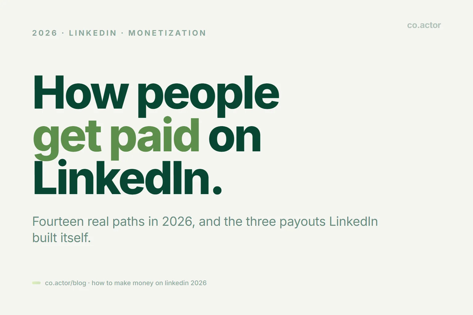 How to Make Money on LinkedIn in 2026: 14 Real Ways People Earn