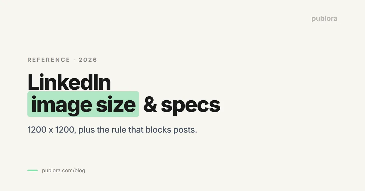 LinkedIn Image Size and Specs in 2026