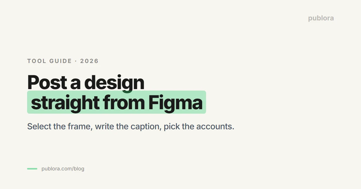 How to Post a Figma Design to Social Media