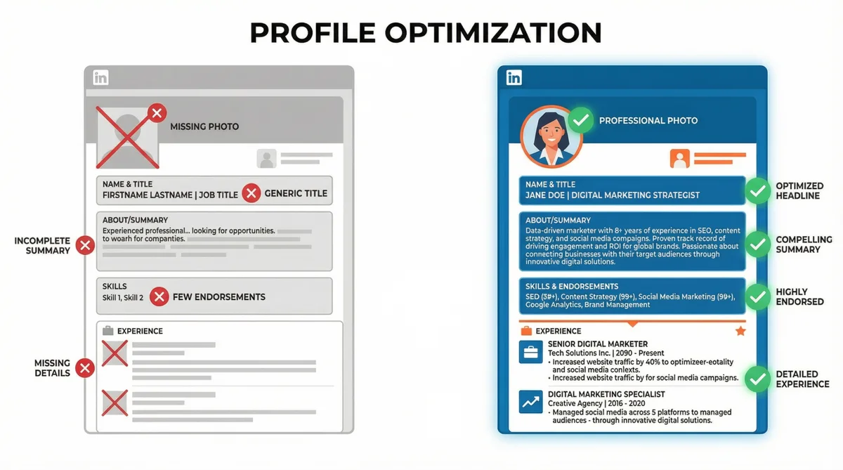Profile Optimization - Before and After comparison