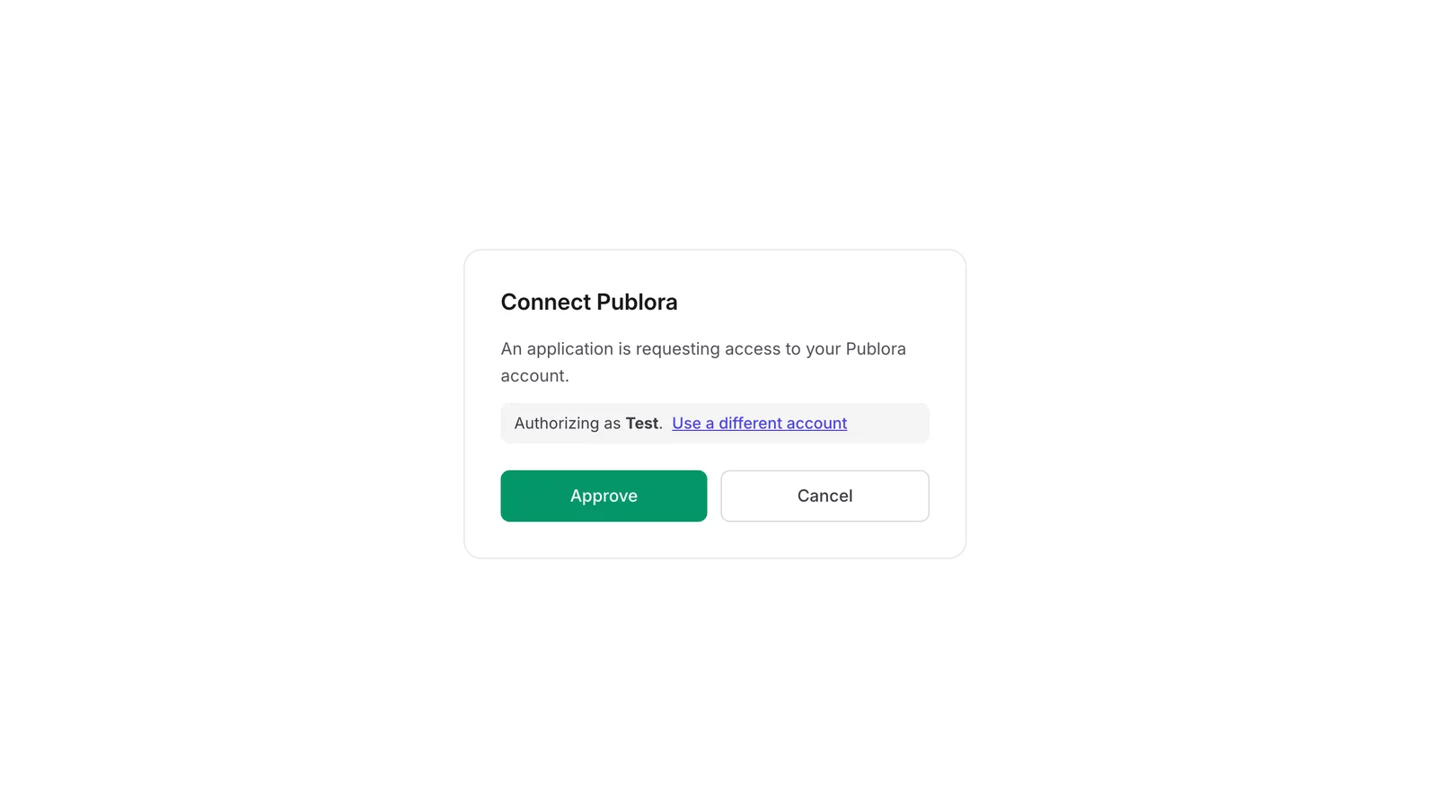 Approving access for a WordPress site in Publora during the connection flow