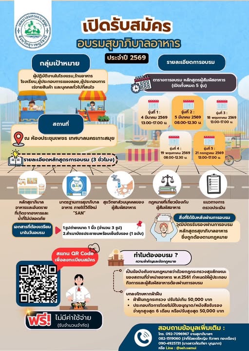 Samui Safe Food City Initiative: Enhancing Food Safety Standards on Koh Samui