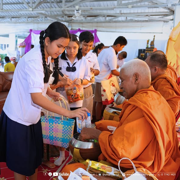 Farewell to the Old Year, Welcome the New Year: Merit-Making Activities in Koh Samui Municipal Schools