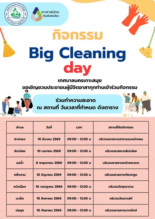 Community Initiative: Big Cleaning Day on Koh Samui